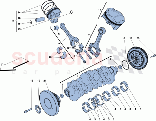 Part Diagram for Ferrari 771929