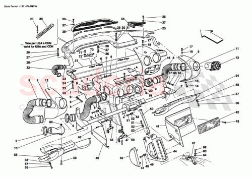 Part Diagram for Ferrari 67507900