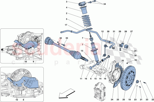 Part Diagram for Ferrari 335659