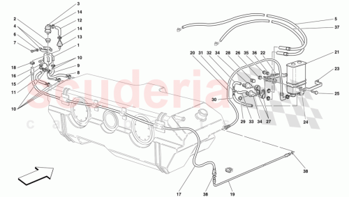 Part Diagram for Ferrari 155759