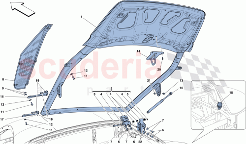 Part Diagram for Ferrari 81913100