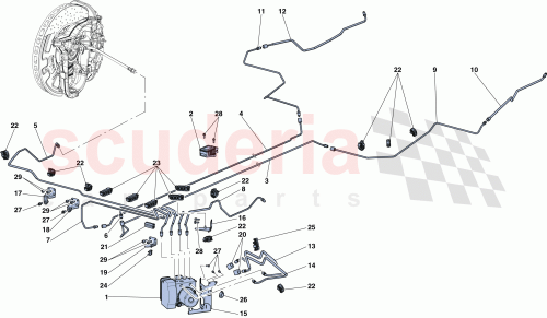 Part Diagram for Ferrari 333411