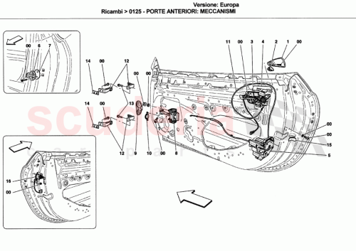 Part Diagram for Ferrari 69918100