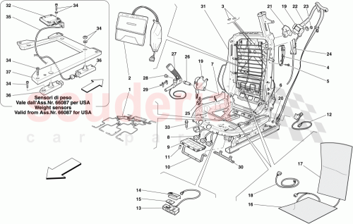 Part Diagram for Ferrari 203086