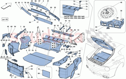 Part Diagram for Ferrari 85268000