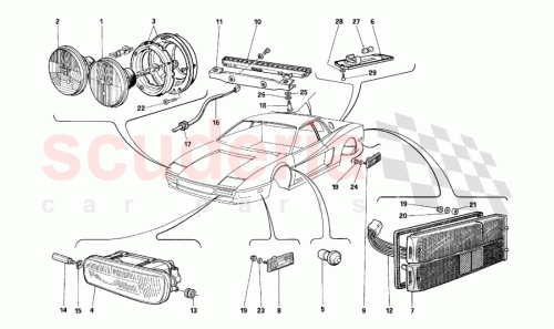 Part Diagram for Ferrari 150190