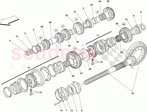 Part Diagram for Ferrari 226713