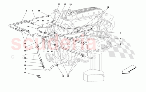 Part Diagram for Ferrari 115228