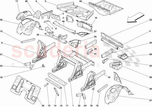 Part Diagram for Ferrari 68555611