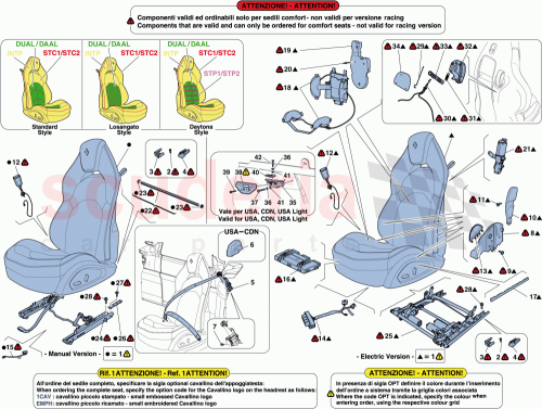 Part Diagram for Ferrari 87207200