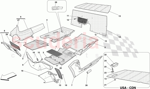 Part Diagram for Ferrari 83209900