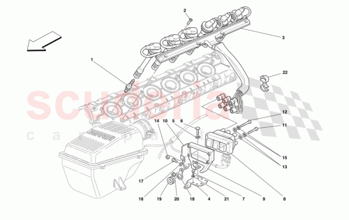 Part Diagram for Ferrari 155320