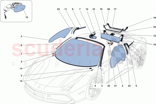 Part Diagram for Ferrari 86502000