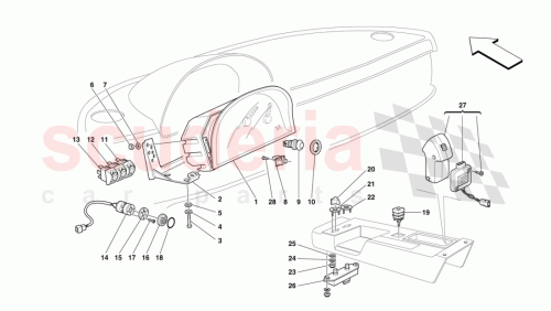Part Diagram for Ferrari 165254