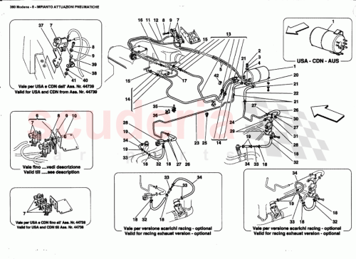 Part Diagram for Ferrari 178554