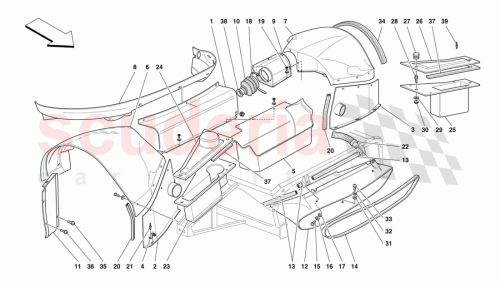 Part Diagram for Ferrari 64762600