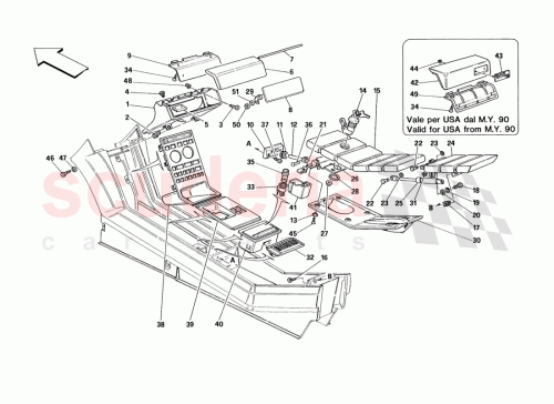 Part Diagram for Ferrari 226942