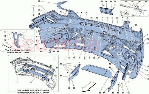 Part Diagram for Ferrari 86014600