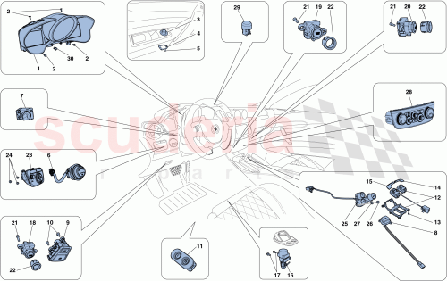 Part Diagram for Ferrari 275355