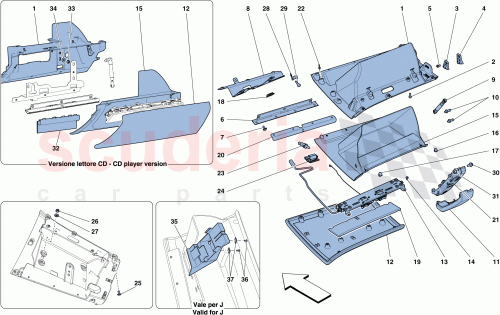 Part Diagram for Ferrari 13025728