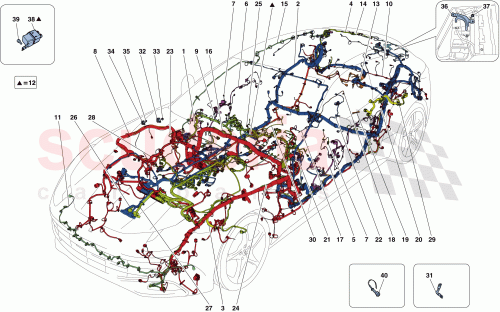 Part Diagram for Ferrari 308478