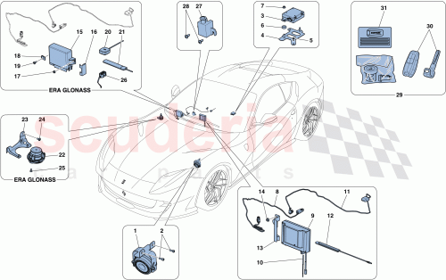 Part Diagram for Ferrari 89074000