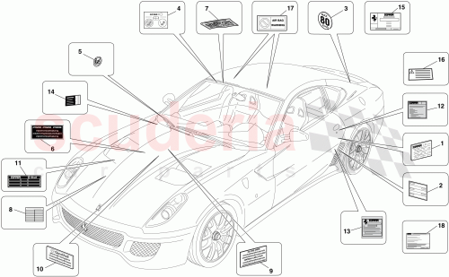 Part Diagram for Ferrari 266460