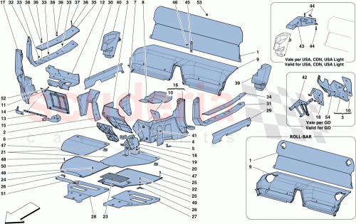 Part Diagram for Ferrari 86268700