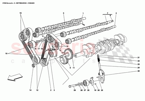 Part Diagram for Ferrari 208369
