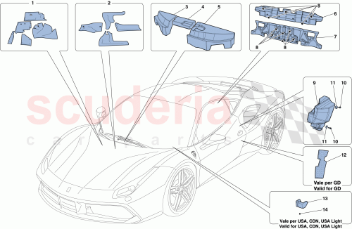 Part Diagram for Ferrari 86719300