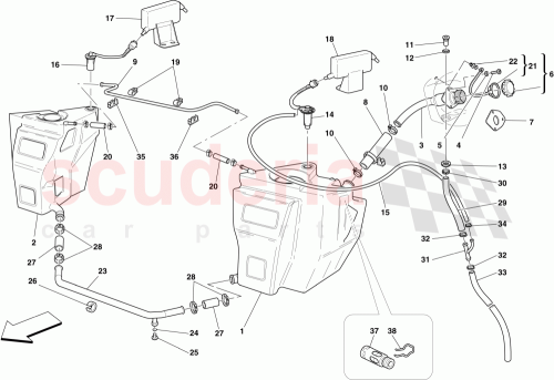 Part Diagram for Ferrari 195439