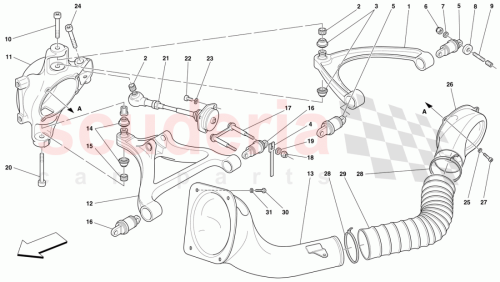 Part Diagram for Ferrari 182884