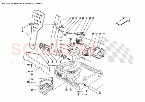 Part Diagram for Ferrari 186800