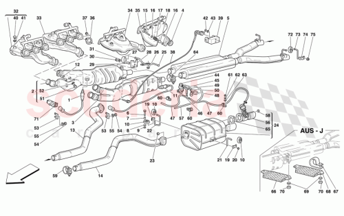 Part Diagram for Ferrari 165170