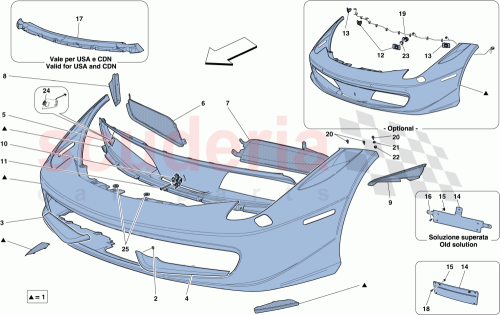 Part Diagram for Ferrari 82131810