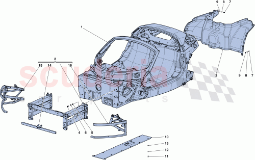 Part Diagram for Ferrari 88287400