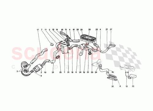 Part Diagram for Ferrari 61401000