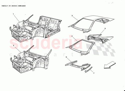 Part Diagram for Ferrari 64965500