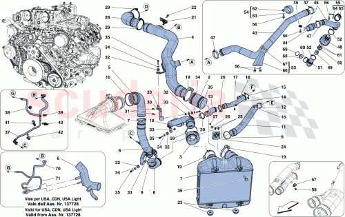 Part Diagram for Ferrari 305056