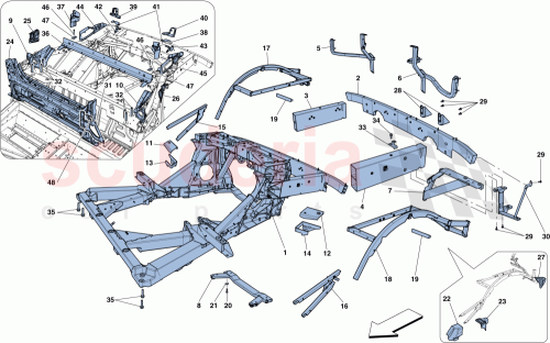 Part Diagram for Ferrari 82572600