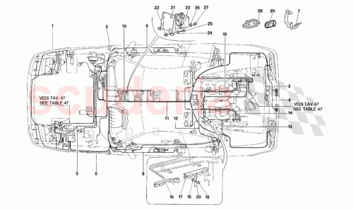 Part Diagram for Ferrari 156803