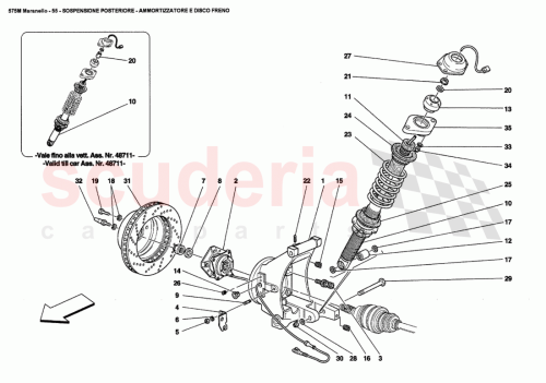 Part Diagram for Ferrari 189997