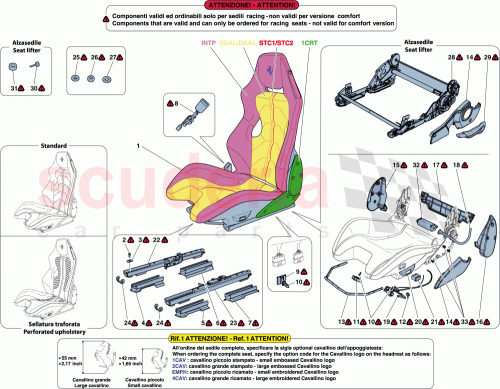 Part Diagram for Ferrari 86773100