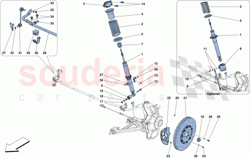 Part Diagram for Ferrari 315755