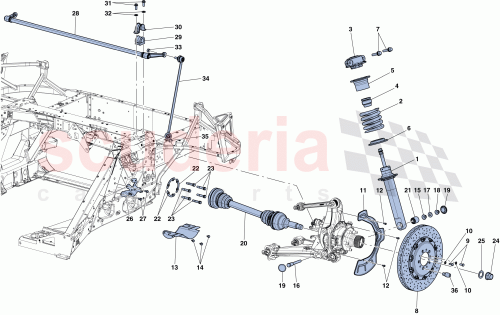 Part Diagram for Ferrari 304440