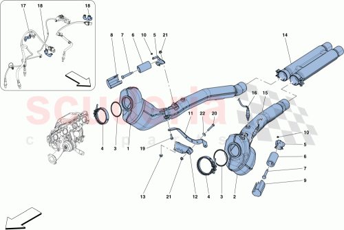 Part Diagram for Ferrari 339844