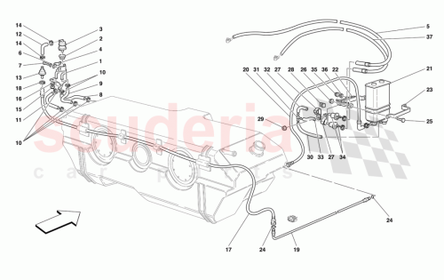 Part Diagram for Ferrari 155762