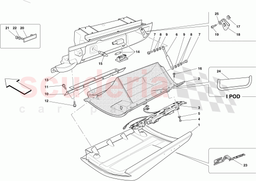 Part Diagram for Ferrari 69951000