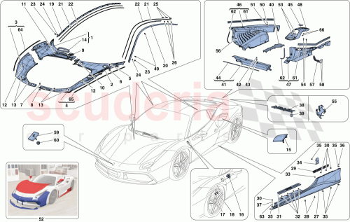 Part Diagram for Ferrari 87258900