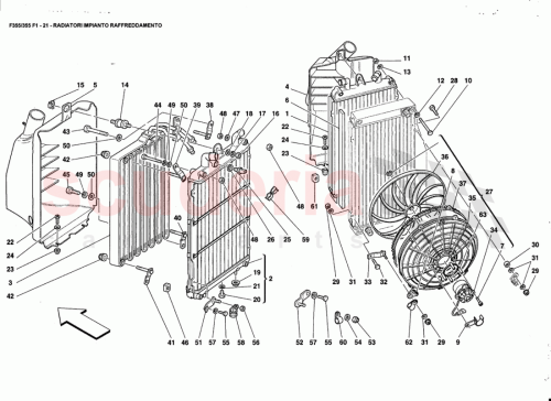 Part Diagram for Ferrari 173030
